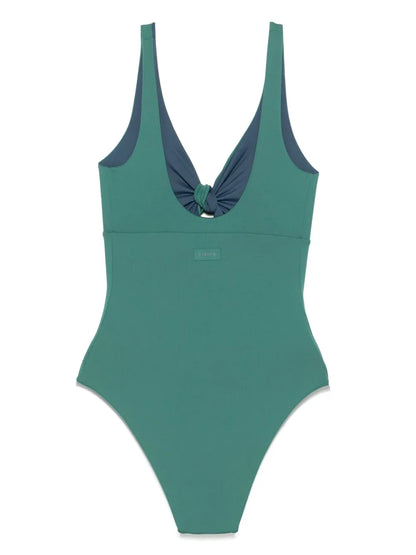 Draped-Detailed Swimsuit