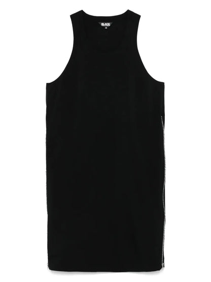 Zip-Detail Midi Dress
