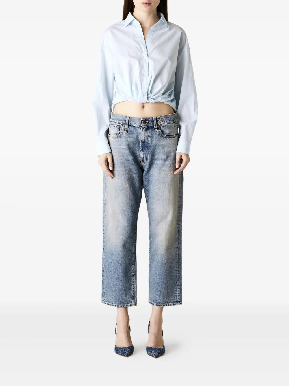 Logo-Patch Jeans