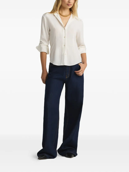 Crepe-De-Chine Shirt
