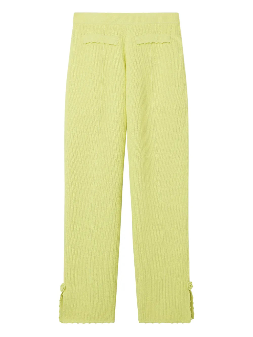 Honeycomb-Knit Trousers