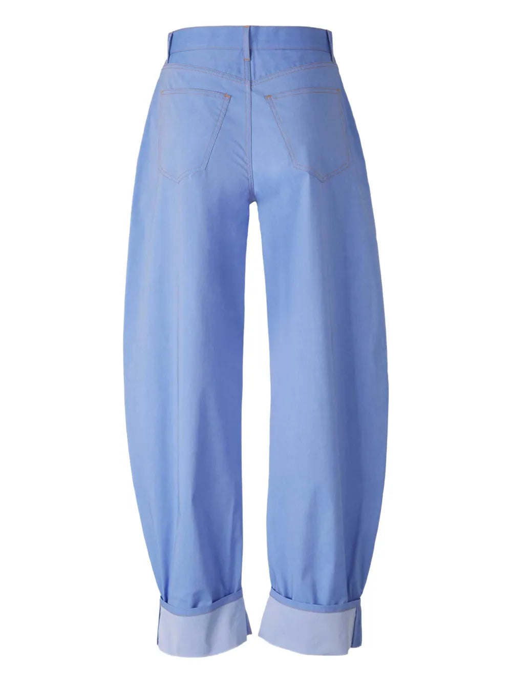 Folded-Edge Tapered Trousers