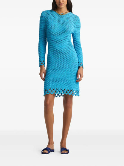 Re-Edition Ruffle Boucle Dress