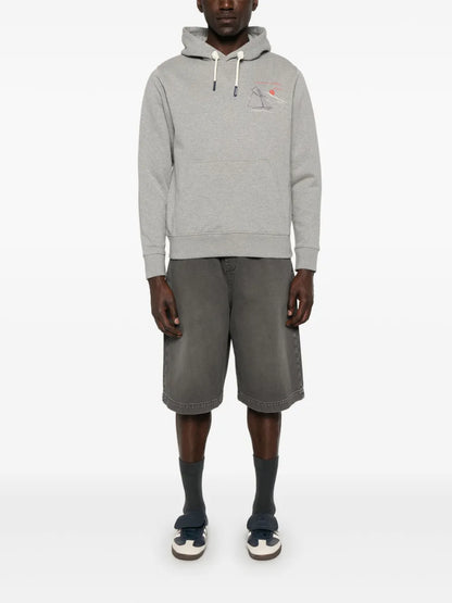Graphic-Print Hoodie