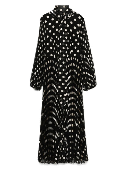 Pussybow Midi Dress