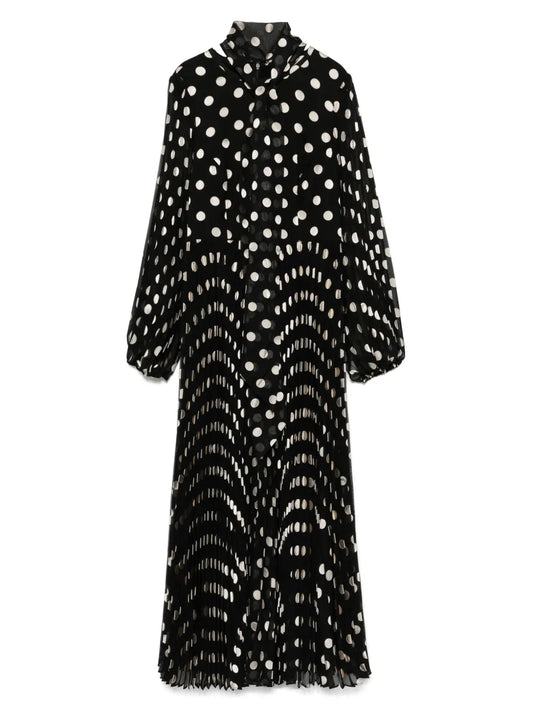 Pussybow Midi Dress