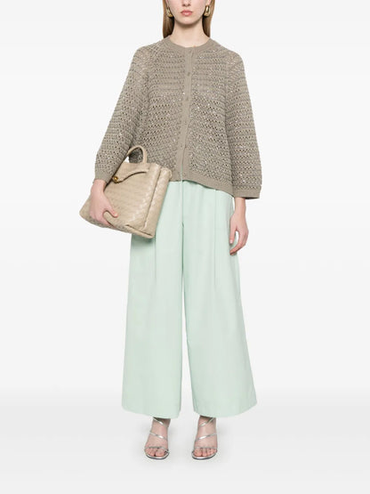 Sequin-Embellished Cardigan