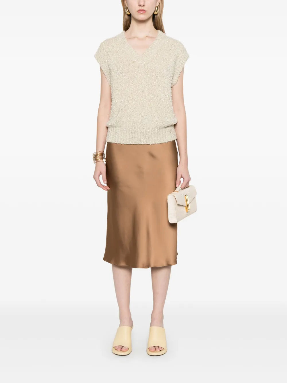 Sequin-Embellished Vest