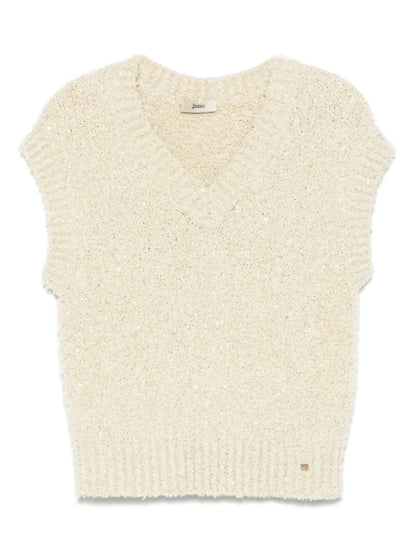 Sequin-Embellished Vest