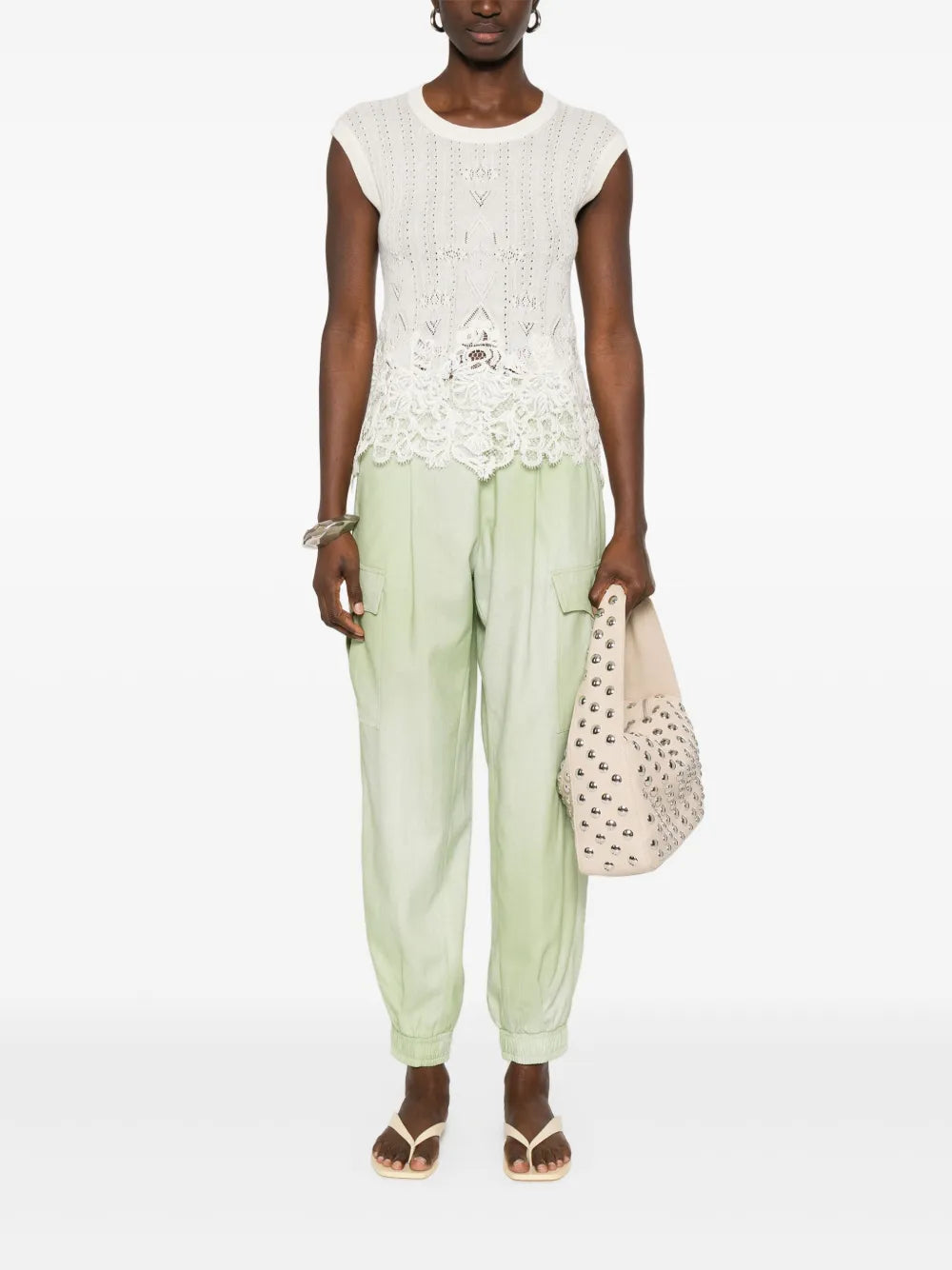 Lace-Detail Top