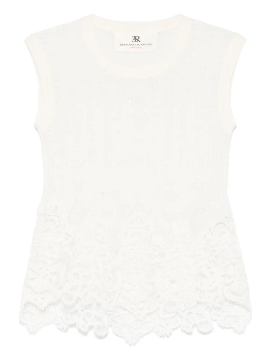 Lace-Detail Top