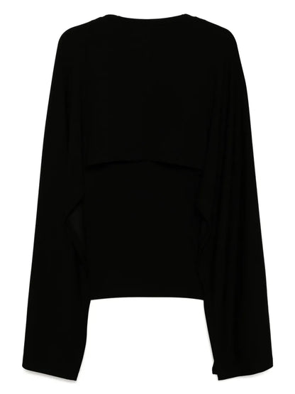 Ribbed Cape Top