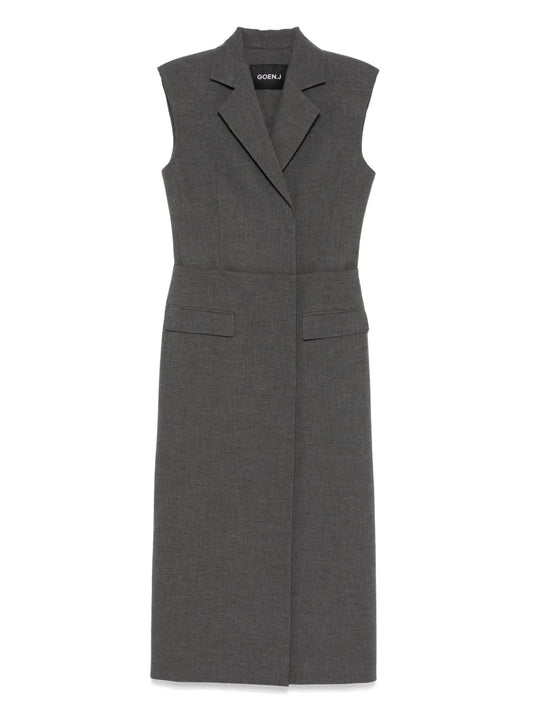 Blazer Layered Panel Dress