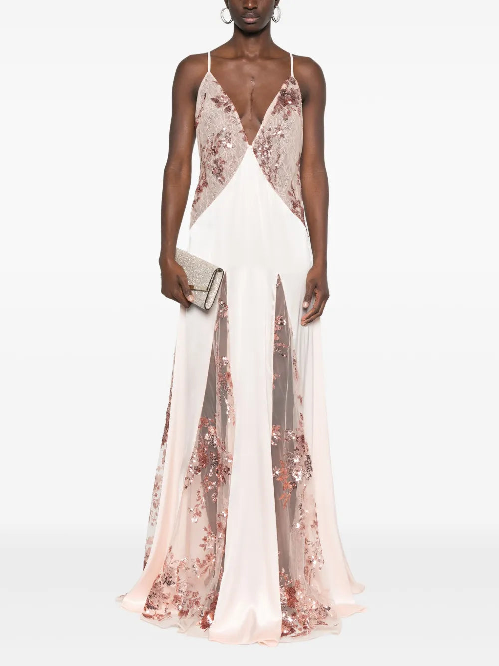 Satin Lace Gown