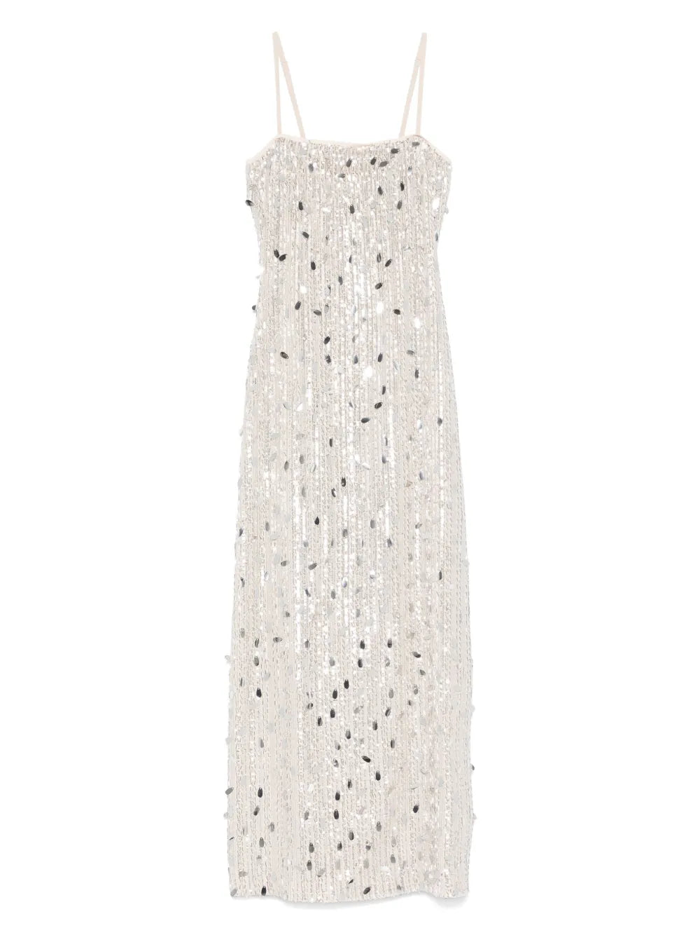 Sequin-Embellished Maxi Dress