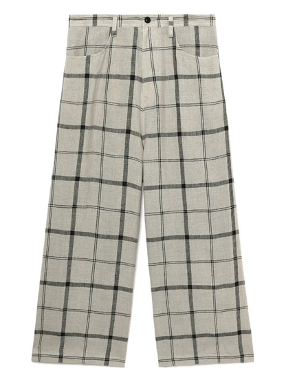 Checked Trousers