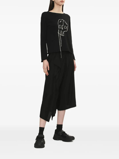 Skull-Jacquard Jumper