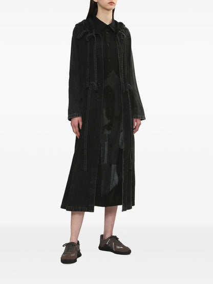 Hooded Denim Coat