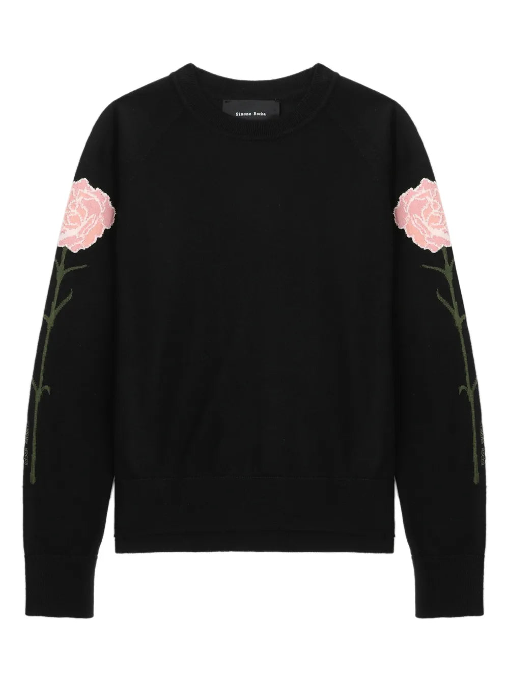 Floral-Motif Sweater
