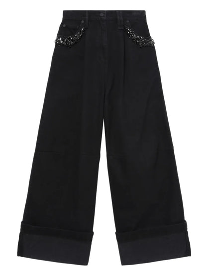 Cotton Straight Jeans