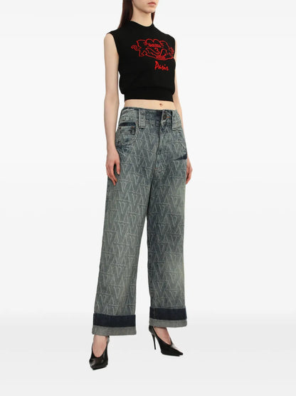 Intarsia-Logo Top