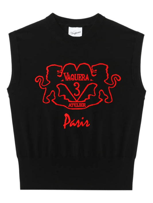 Intarsia-Logo Top