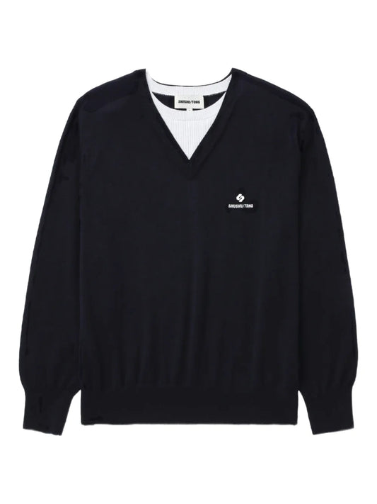 Logo-Embroidered Top
