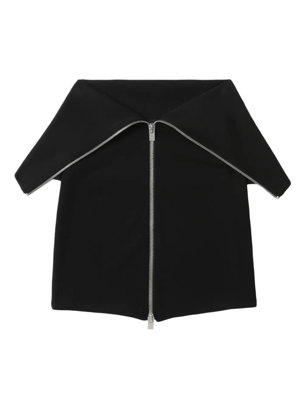Folded-Edge Mini Skirt