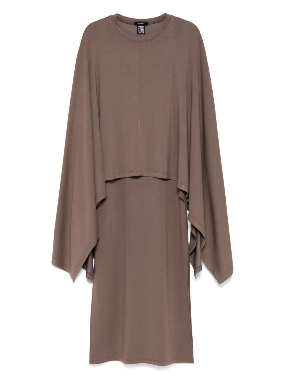 Ribbed Cape Dress