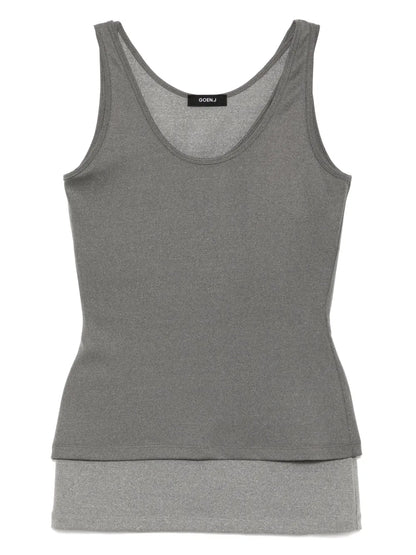 Dual-Layer Sleeveless Top
