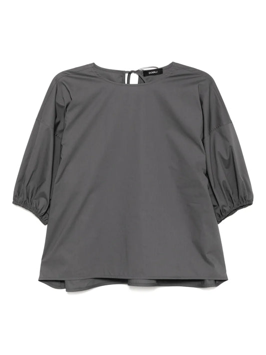 Balloon-Sleeve Top
