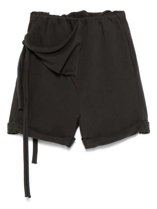 Strap-Detailed Track Shorts