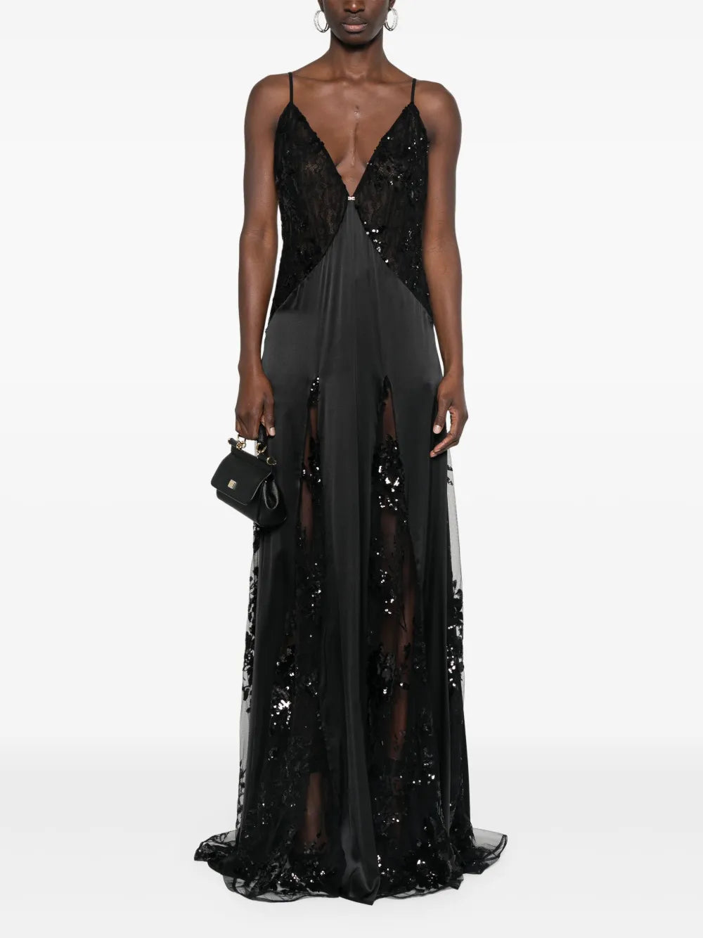 Satin Lace Gown