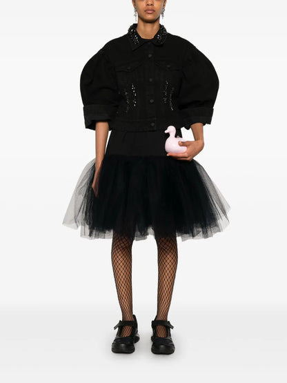 Rhinestone-Embellished Jacket