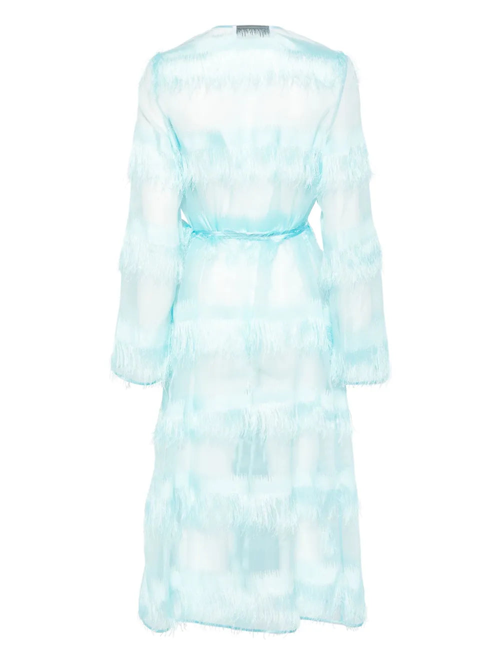 Fringe-Detailed Coat