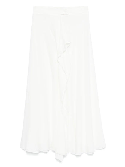Draped Midi Skirt
