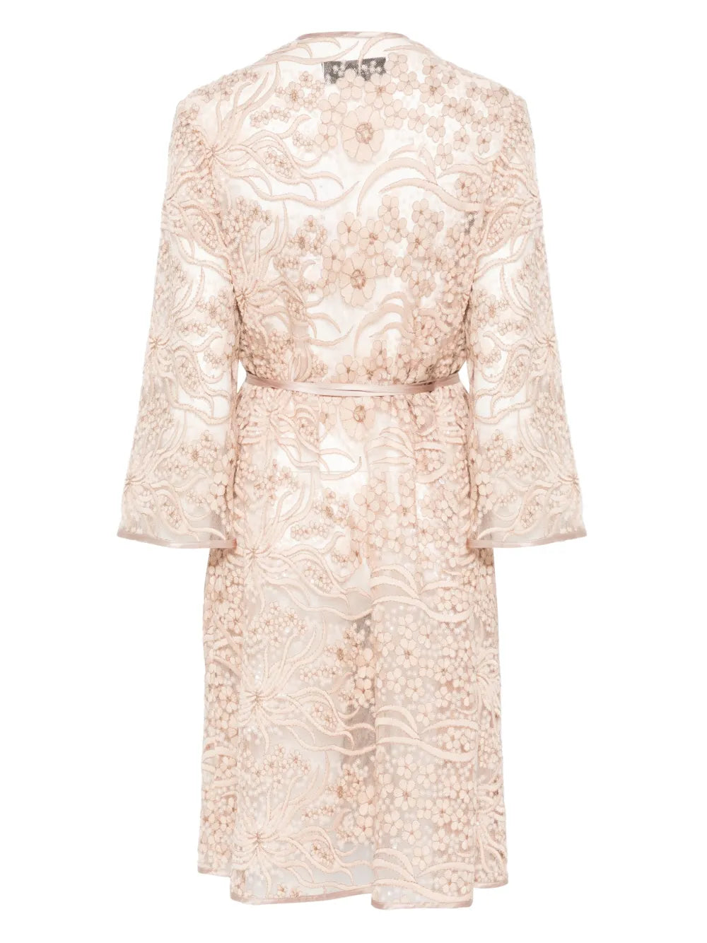 Floral-Embroidery Coat