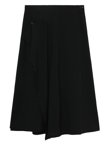 Asymmetric Midi Skirt