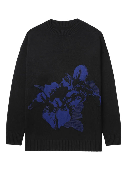 Intarsia-Knit Sweater