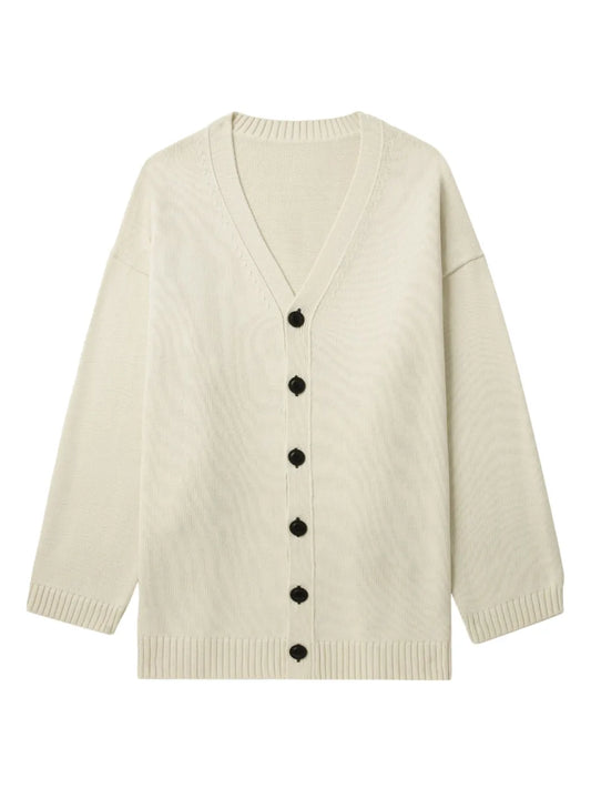 Intarsia-Knit Cardigan