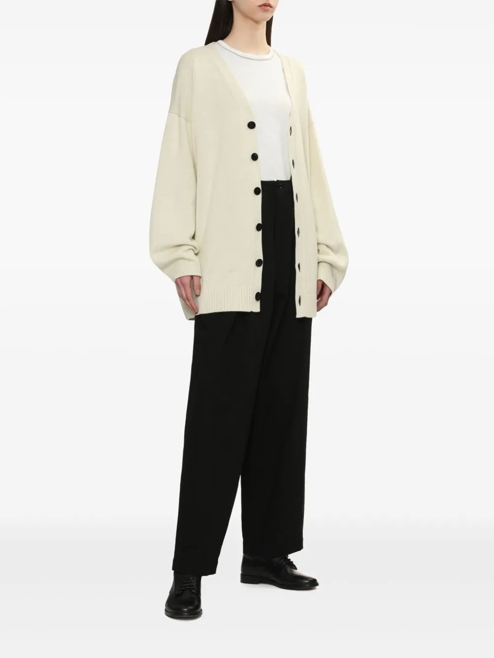 Intarsia-Knit Cardigan
