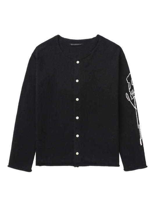 Logo-Intarsia Cardigan