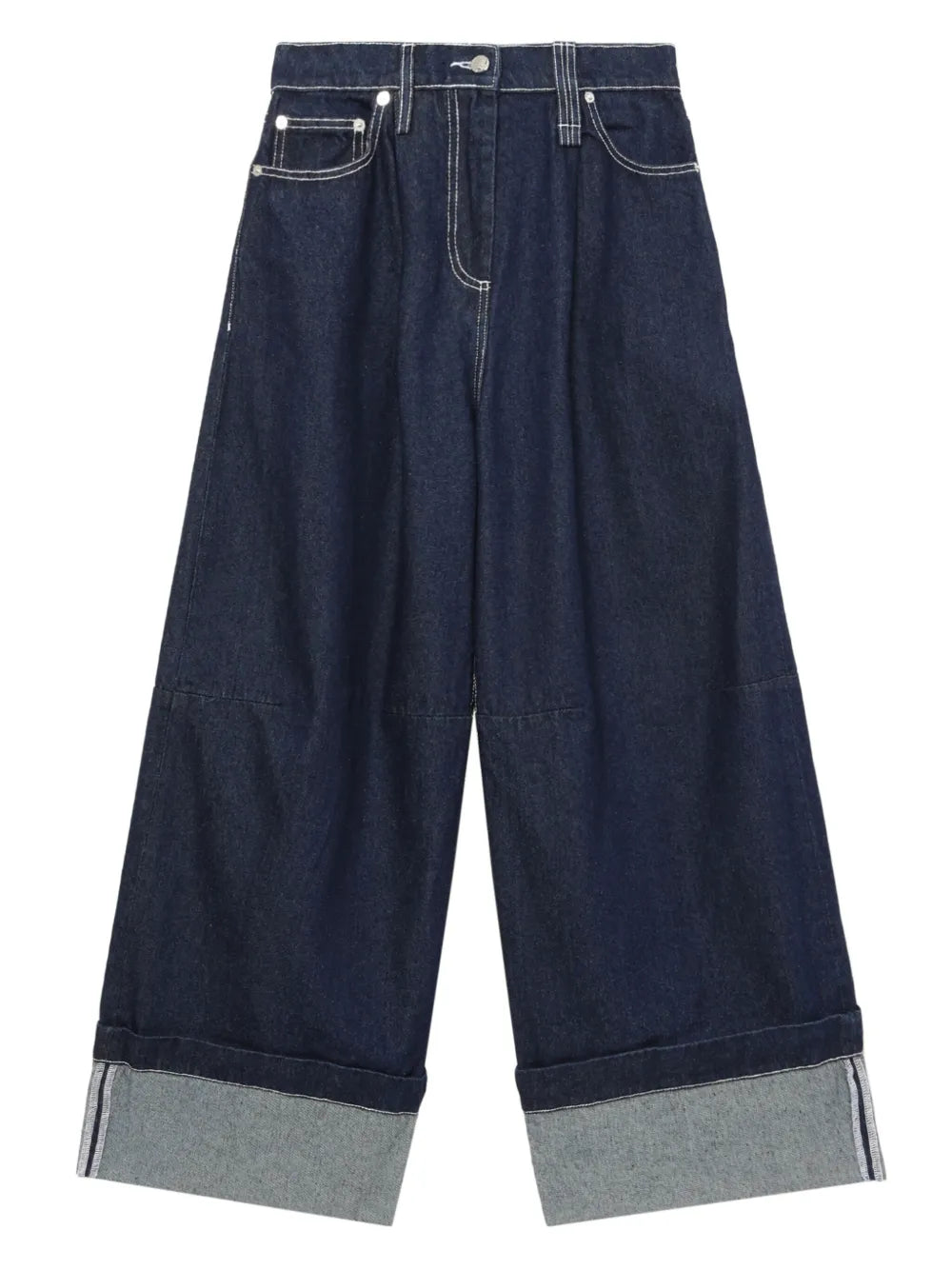 Cotton Wide Jeans