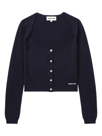 Silk-Cashmere Cardigan