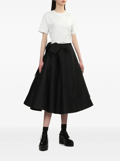 Wool-Silk Full Skirt