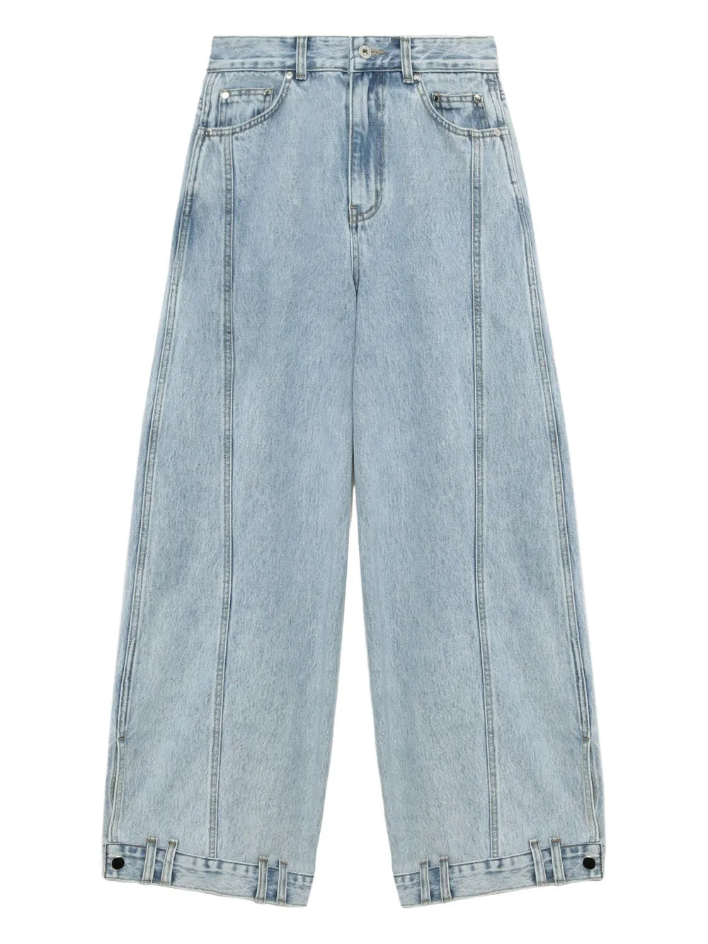 Seam-Embellished Jeans