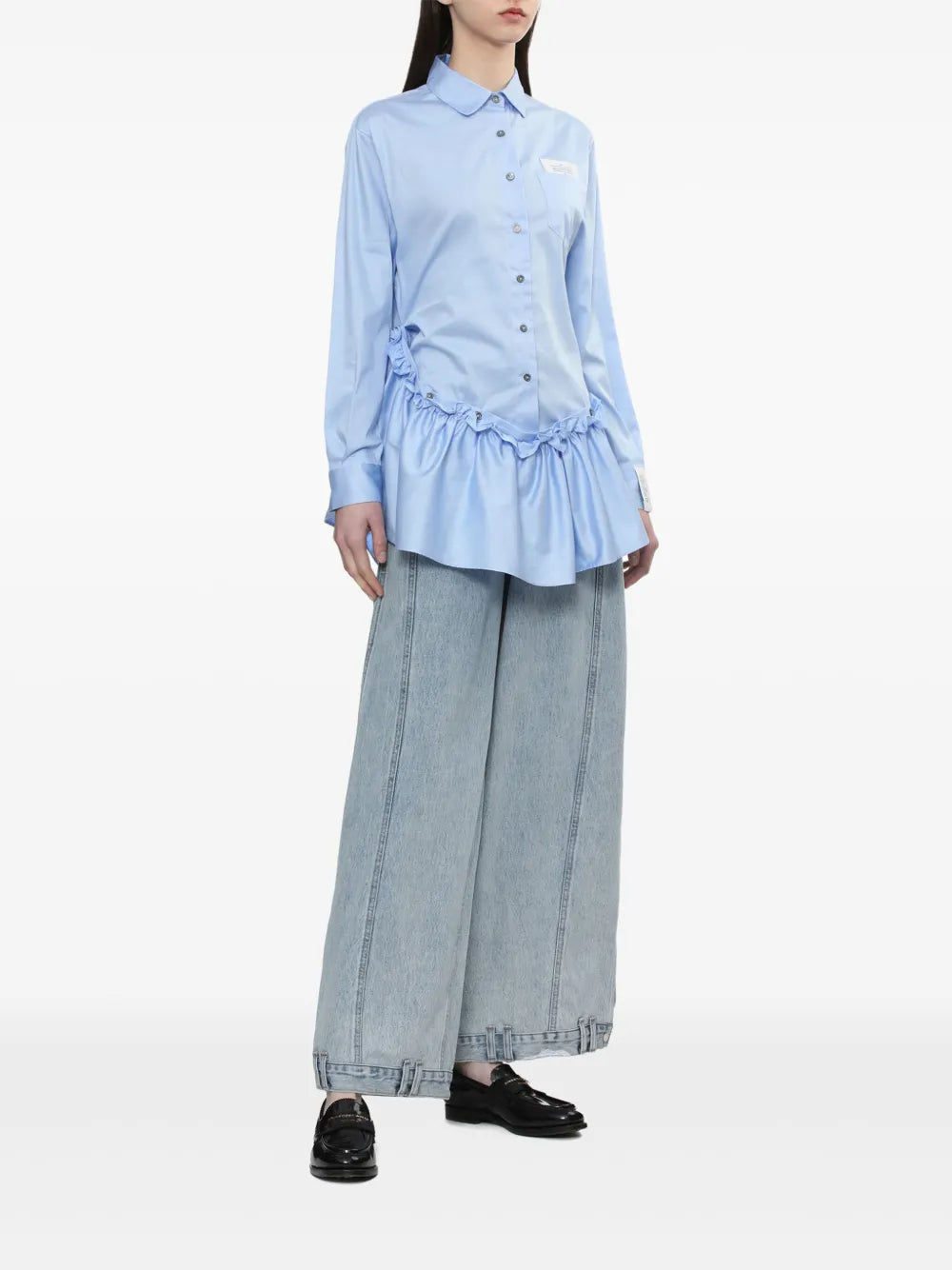 Seam-Embellished Jeans