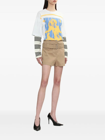 Graphic-Print Layered T-Shirt