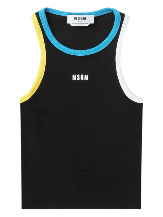 Logo-Embroidered Tank Top