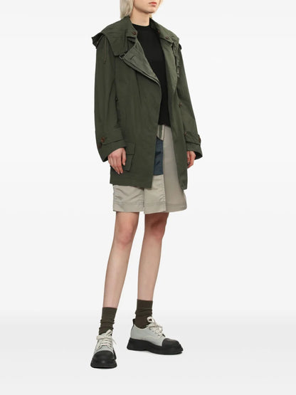Belted Parka Coat